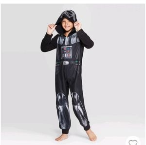 Boys Darth Vader Onesie Pajamas